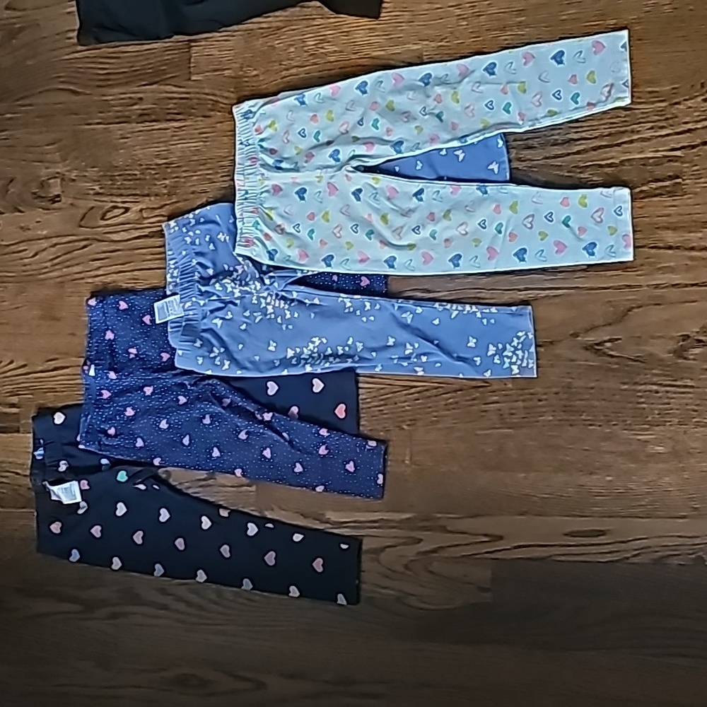 Gap 4t blue print leggings